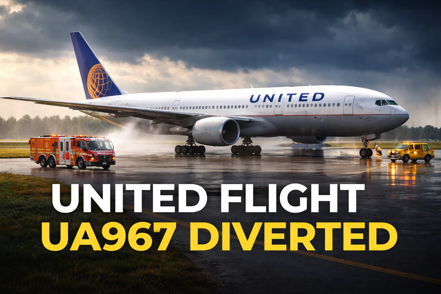 United Flight UA967 Diverted